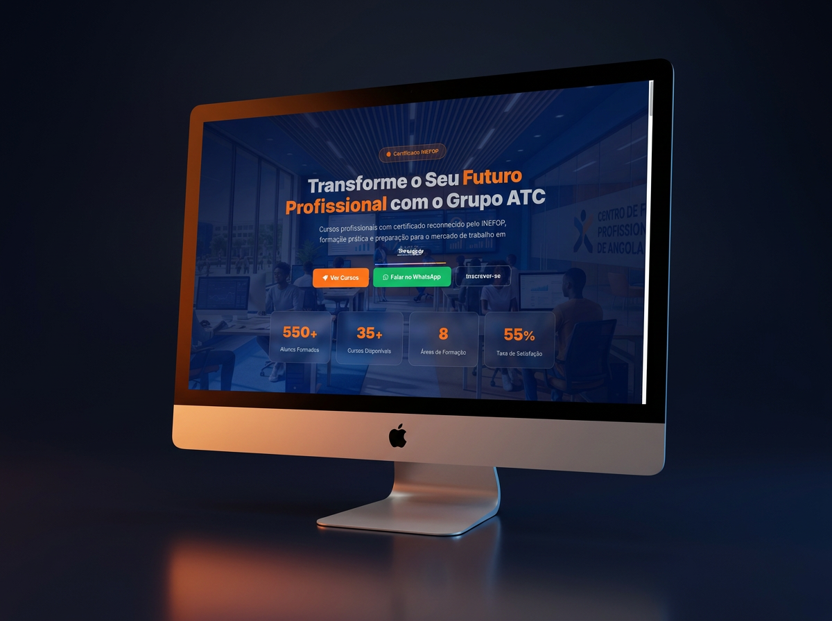 Site ATC – Website corporativo